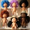 Adorable 24cm Plastic Potato Doll for Kids Creative Play Safe Easy Clean Home Decors Toy for Children Over 3 Years Old