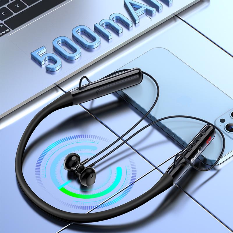 Neckband Bluetooth Earphones: Long Battery, HD Calls, Comfortable, Sweatproof