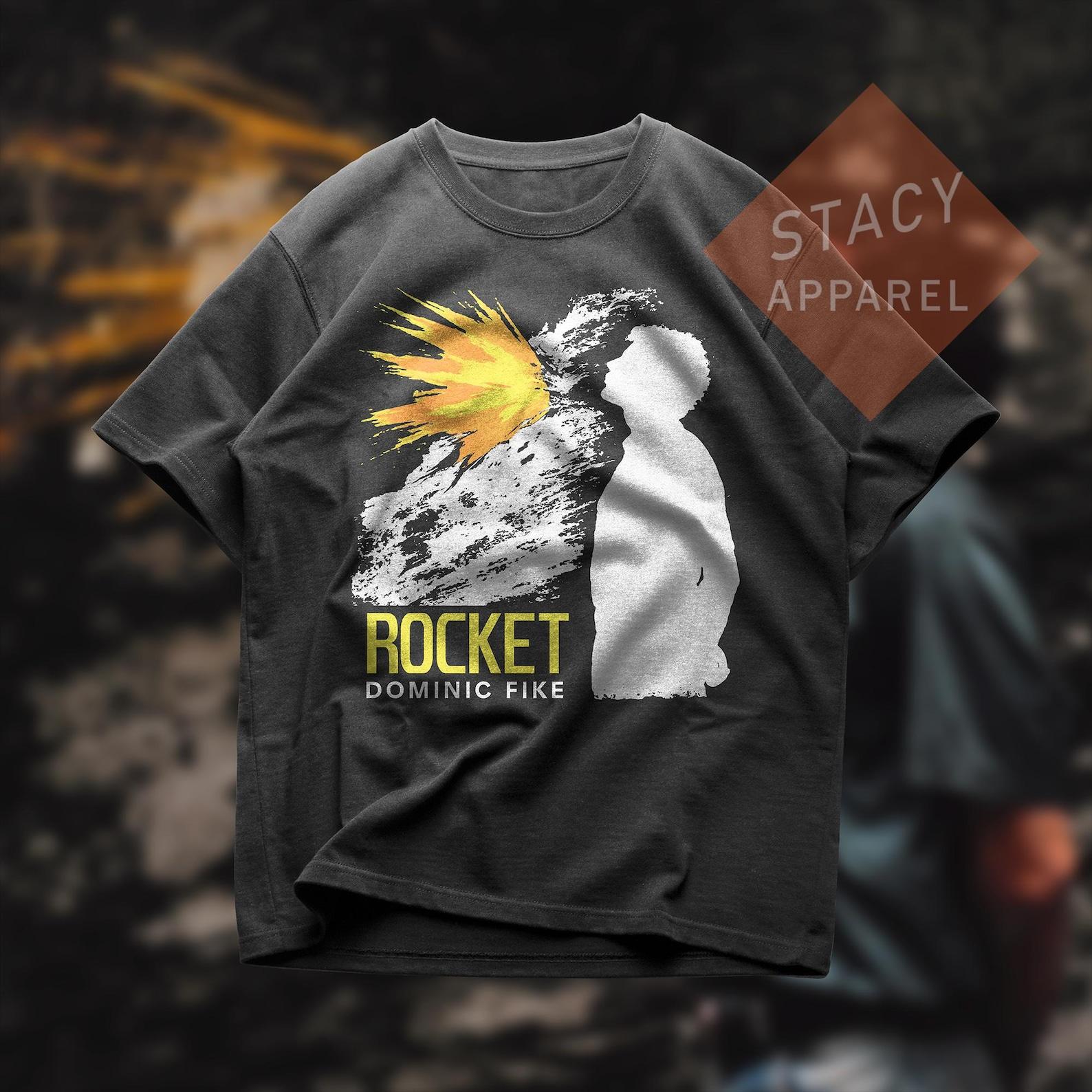 Limited Dominic Fike Unisex T-shirt - Rocket Inspired Heavy Cotton Tee L