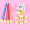 Creative Cartoon Popcorn Erasers for Students - Boxed Stationery Gifts for Kids