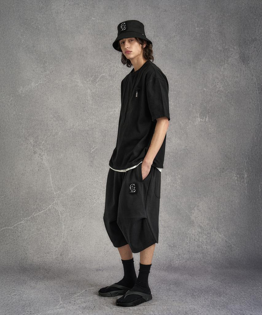 Jangeulang Black Basic Bucket Hat