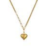 Jewelry Splicing Chain Love Titanium Steel Necklace Girls Girlfriends Niche Design 18K Collarbone Chain Jewelry