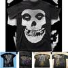 Moda Estiva Teschio Grafico Uomo Vintage Streetwear Girocollo T-shirt Outdoor Live Casual Taglie Forti T-shirt Top Abbigliamento Donna
