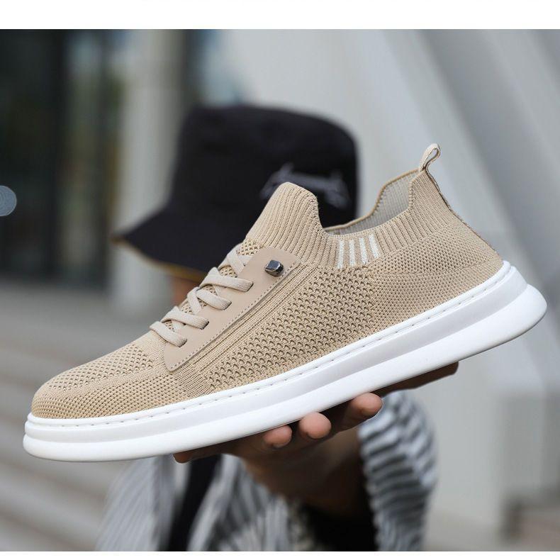 Shoes men's summer new thin breathable deodorant fly-woven mesh shoes men's versatile casual shoes sports mesh shoes