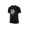 Los Angeles Clippers Letter Geometric Pattern Crew Neck Short Sleeve T-Shirt Men Tops Black DH6791-010