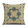 Retro Pattern Printed Cushion Pillow Cover Sofa Side Sleeping Household Products Linen Cushion Geometric Pattern