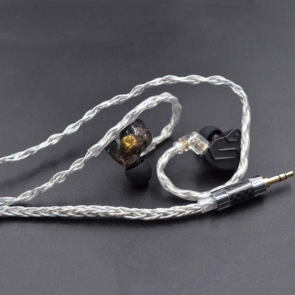 784 Cores KZ Earphones Cable Silver Plated Headset Wire KZ KZ Headphone Cord For ZSN PRO ZSX DQ6