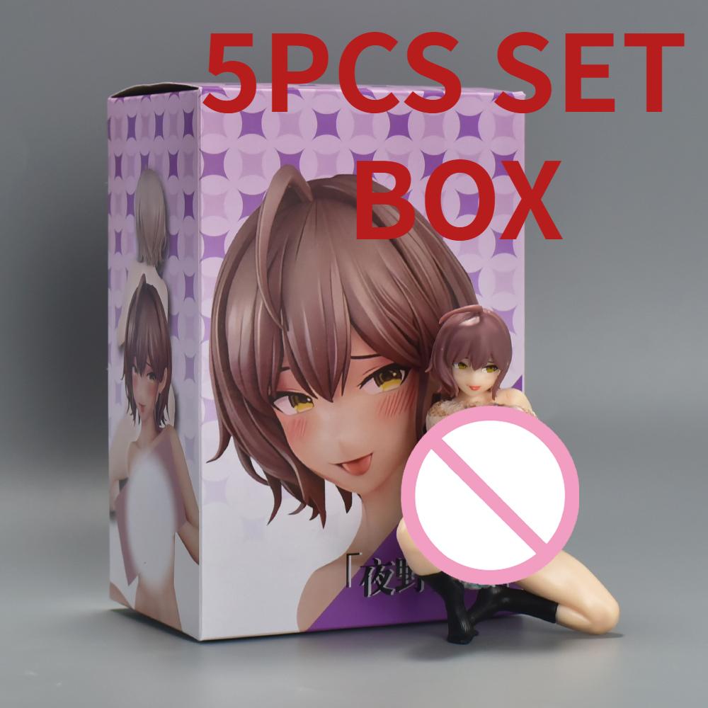 Aixlan Insight Figure 5PCS Sexy Nikukan Girl Kono Mizuki  PVC Action Figure Amine Christmas Gift Collectible Figurine