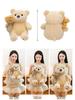 Cute Cartoon Hairband Teddy Bear Plush for Valentine's Confession Gift