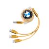 3-in-1 fast USB cable, expandable portable charging cable For BMW Performance E46 E90 F10 F30 X3 F20 E46 E60 E70 E39 E36 E87 GA3