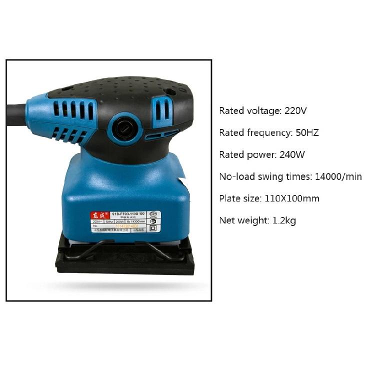 Electric Sander Wood Putty Sheet Metal Paint Polishing Machine Woodworking Random Orbital Sandpaper Machine Power Tool