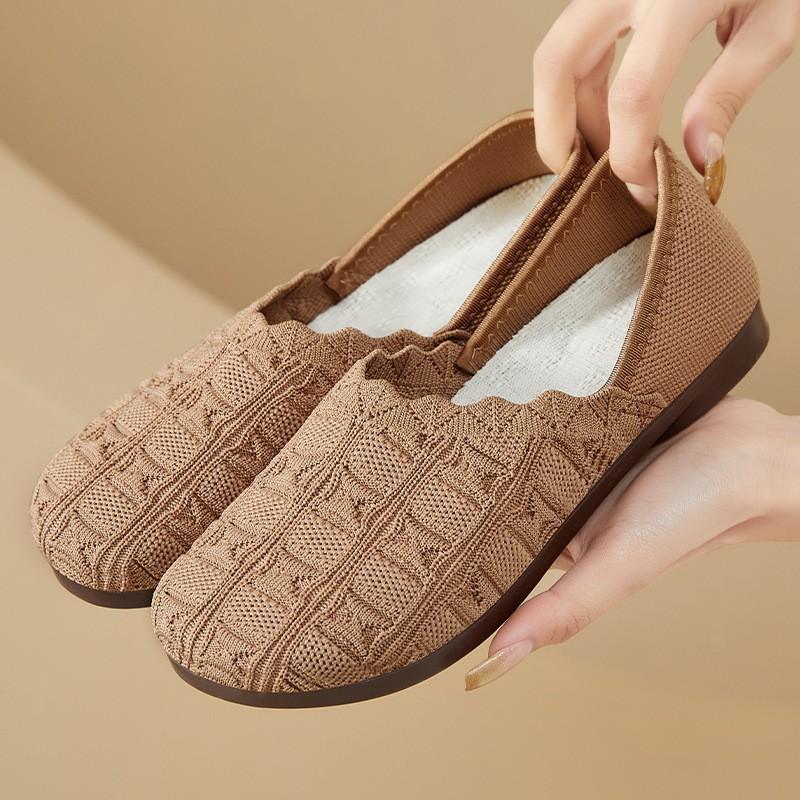 New shallow single shoes casual mother shoes breathable