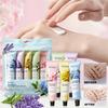 5Pcs Scented Moisturizing Hand Cream Set(5 Kinds Of Floral Scents), Autumn And Winter Nourishing Han
