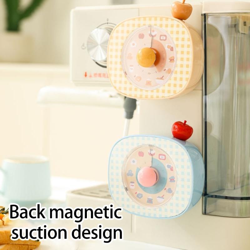 Portable Visual Rotating Timer Quiet Count Down Clock For Study Kitchen Cooking Use Time Management Device