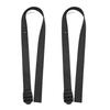 1 Pair Of Adjustable Rowing Exercise Machine Foot Straps Replacement Straps Polyester Webbing With Buckles For Gym Home