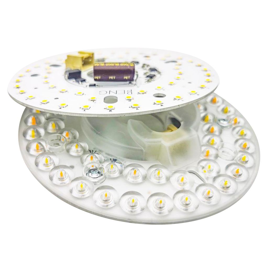 3.9/4.9/6.2 Inch 15/18/24W Ceiling Fan Light Retrofit Kit 110/220V Ceiling Fan Light Replacement Panel Pendant Light Round Panel