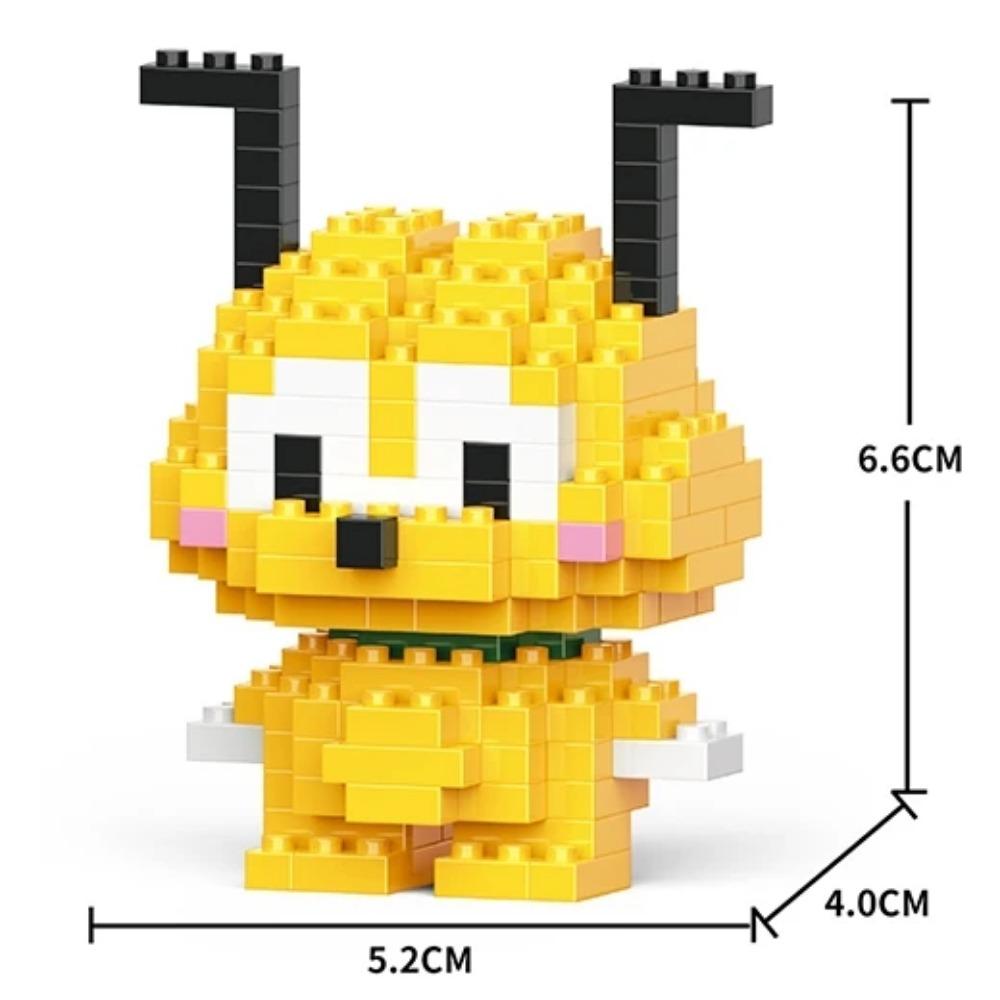 Disney Anime Princess Building Blocks Stitch Mickey Mouse mini Action toy Figures Blocks Toys Bricks Assemble Toys Kids Gifts