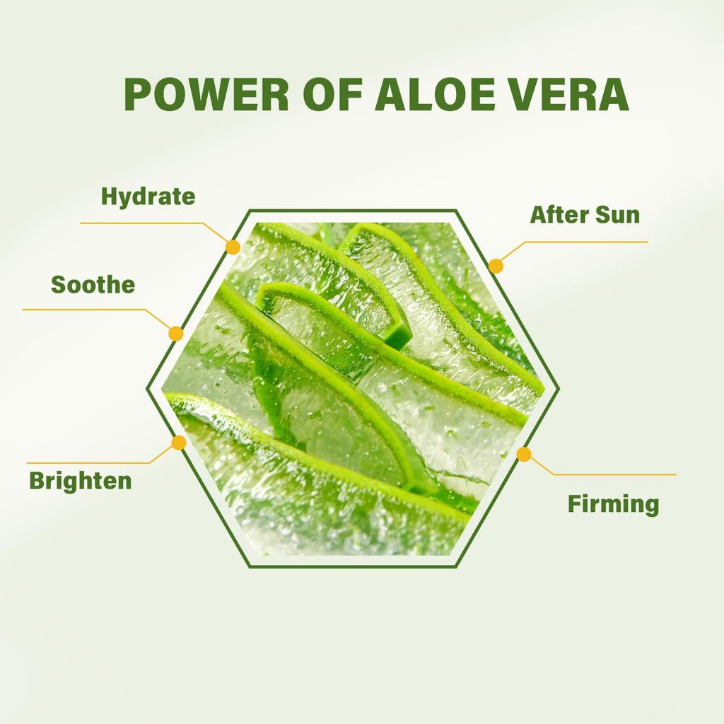 Aloe Vera Moisturizing Cream-Refresh And Moisturize The Facial Skin With Aloe Vera Vitamins-Suitable for All Skin Types,50g