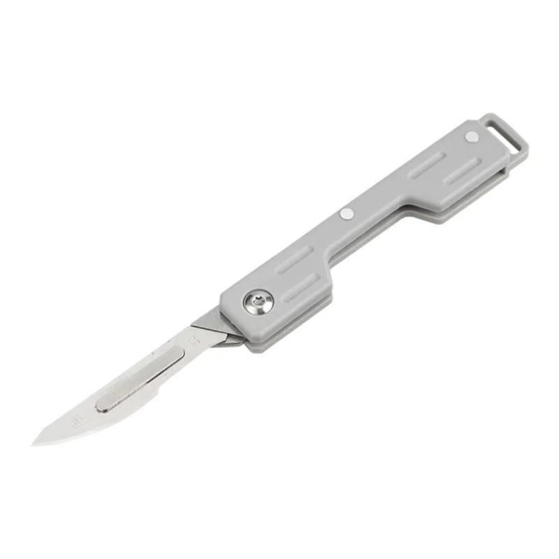 [Hot Selling] Folding Knife Stainless Steel Pocket Knife, Detachable Blade, Sharp Blade Body Outdoor Hobby Knife Craft Knife Kit