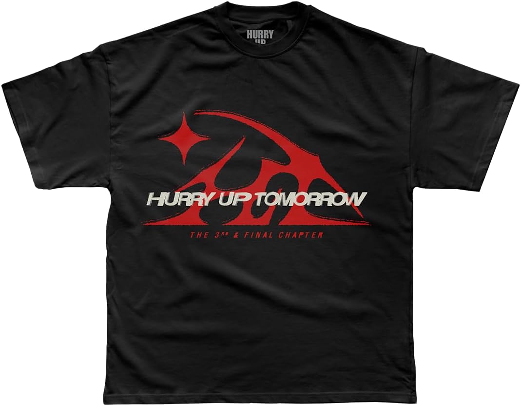The Weeknd Unisex-Adult The Weeknd Hurry Up Tomorrow Official The Final Chapter T-Shirt L