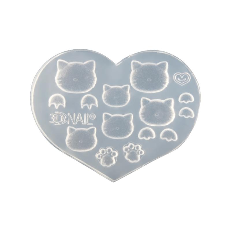 3D Nail Art Silicone Mold Flowers Love Stars Moon letter number Handicrafts Nail Decoration Moulds DIY Nail Tools Accessories