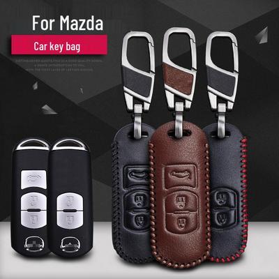 Atenza, CX5, CX4 için Mazda Axela Hakiki Deri Anahtar Kılıfı