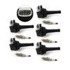 5 ks zapalovacích cívek+ 5 ks iridiových zapalovacích svíček pro 2008-2012 Volvo C30 UF517+6619