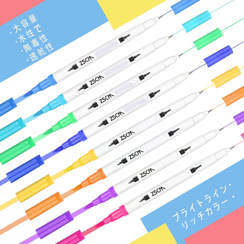 ZSCM Fine Point Art Marker Pen Set with Storage Case for and Perfect for and 160-Color Kids, Women, Adults, Coloring, Sketching, Journaling,
