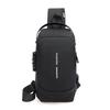 Men's Streetwear Multifunctional Anti-theft Crossbody Chest Bag with Combination Lock - Large Capacity Casual Shoulder Bag
