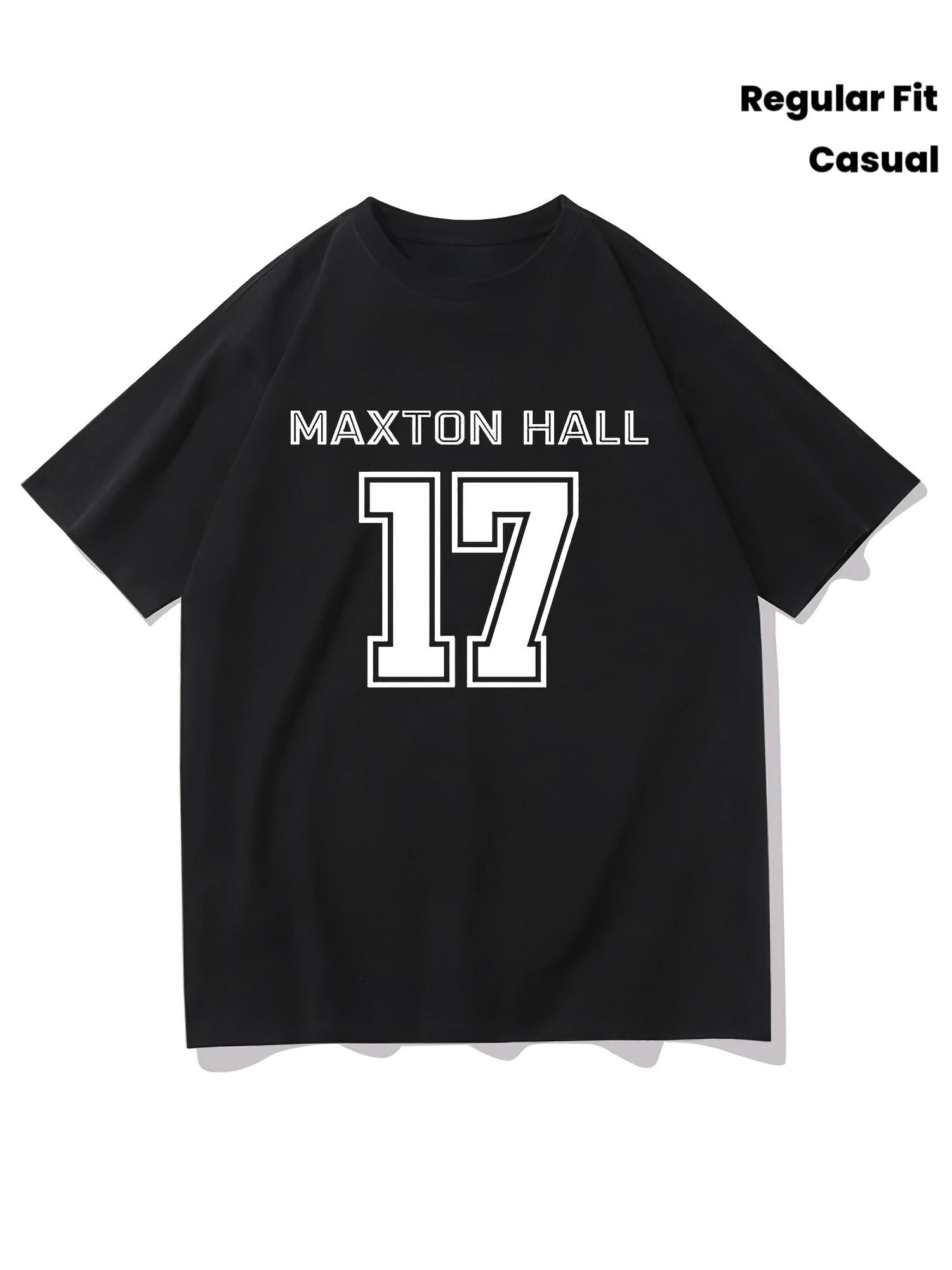 Maxton Hall World Between Us Graphic T-Shirt| Unisex Black T-shirt Featuring White Cursive Lettering and a Maxton Hall Print. Casual and Versatile M
