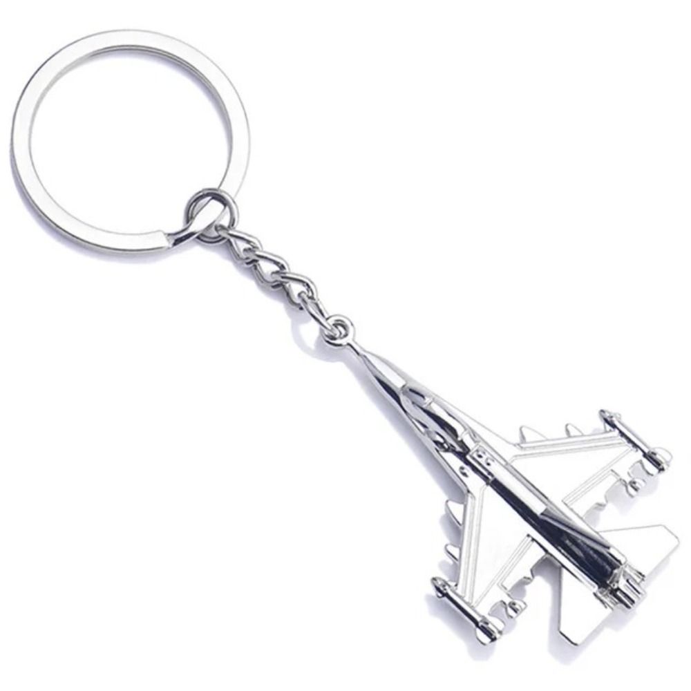 Breloc de chei avion 3D metal avion de luptă brelocuri cadou inel de chei auto cheie auto