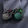 Weiman Gotische Spinnen Broschen Luxus Damenmode Strass Kristall Vergoldete Legierung Personalisierbare Designer Broschen Pins