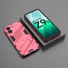 For IQOO Z9 5G Case IQOO Z9 5G Cover Shockproof TPU Armor PC Silicone Stand Holder Protective Phone Back Cover For IQOO Z9 5G