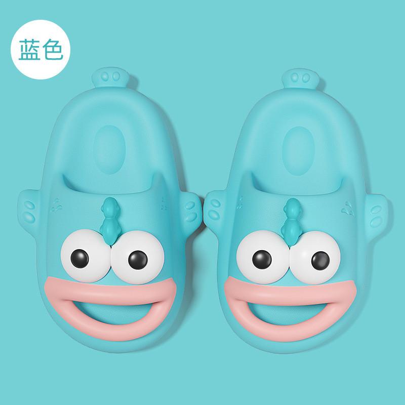 

Мультяшные классные тапочки женские летние пара наступающие на дерьмо чувство родитель-ребенок нескользящие мягкие тапочки для ванной в помещении детские тапочки мужские 34-35 синий
