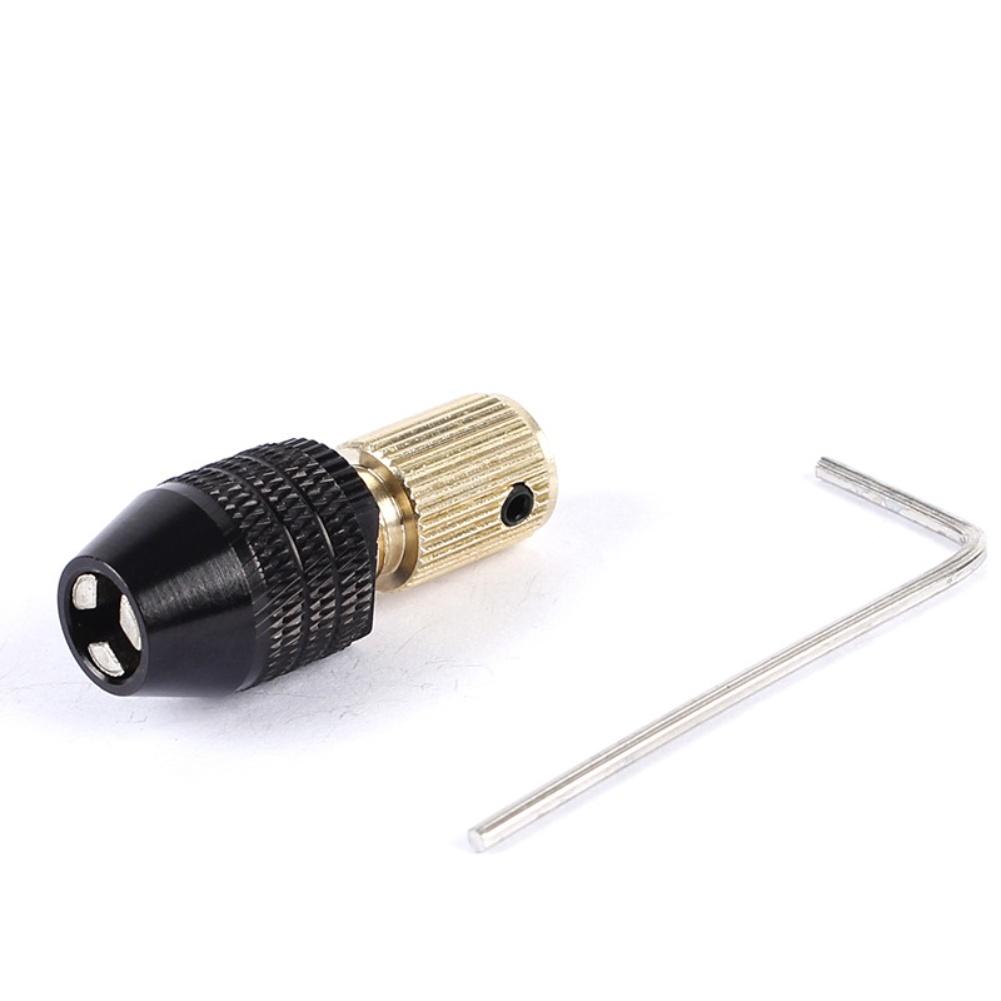 Versatile Metal Drill Chuck Securely Holds Bits 0.3-3.4mm For All Tools Self Locking Keyless Drill Chuck Kit