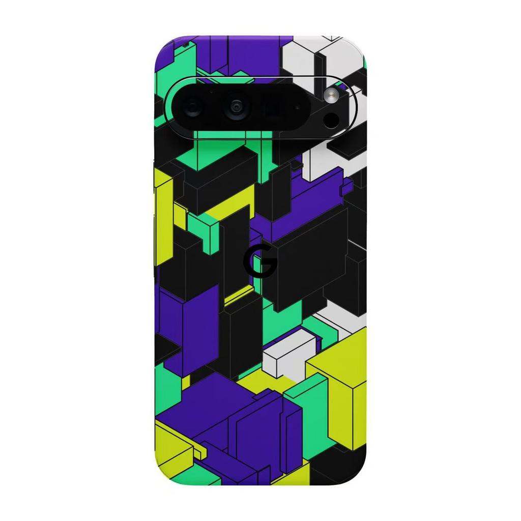 Colorful Decal Skin for Google Pixel 10 9 8 7 Pro 6 6pro Back Screen Protector Film Cover Case Macaroon Wrap Matte Sticker