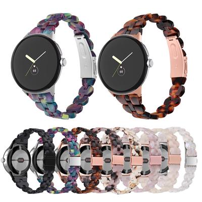 Watchband Resin Watchband Strap For Google Pixel Watch Women Men Lightweight Wristband Bracelet For Google Pixel Watch Correa Accessories