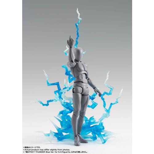 TAMASHII NATIONS Tamashii EFFECT THUNDER Blue Ver. for S.H.Figuarts, approximately 240mm, PVC & ABS figure effect parts
