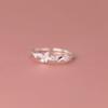 Real Money 925 Sterling Silver Zircon Crystal Butterfly Finger Rings For Women Girls Money 925 Wedding Party Jewelry Gift