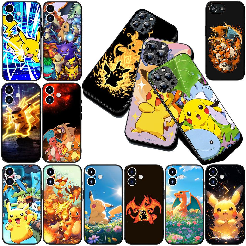 Cover for Motorola Moto Edge 70 60 Fusion NEO Pro G56 G96 G04 G05 20 G Stylus Casing Phone Case P-Pokemons Charmander P-Pikachus