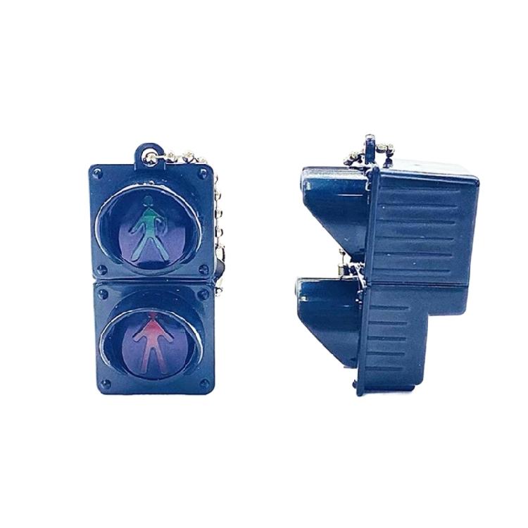 Realistic Traffic Signal Keychain Pendant Kids Cognitive Toy Gift Bag Ornament Perfect for Bags and Keys with LED Lights