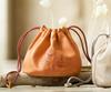 Genten Moomin Sustainable Drawstring Bag Orange "Little My" GE-46138-60