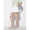 PEACEBIRD Women's Pleated Denim A-Line Skirt