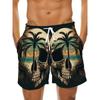 Men's Quick-drying and Breathable Beach Shorts with Colorful Prints, Are Perfect for Use At Outdoor Activities.
