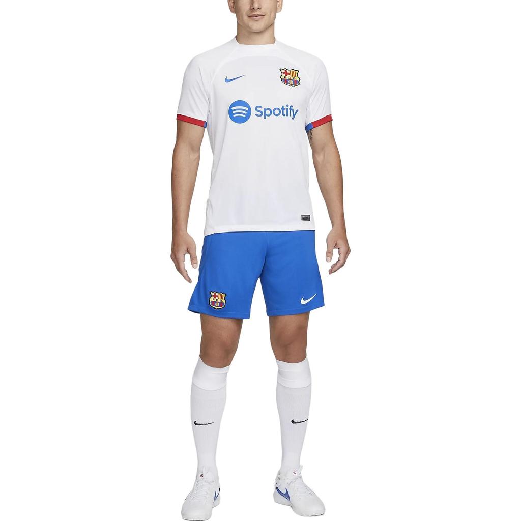 Nike Dri Fit F.C. Maglia da Calcio da Uomo del Barcellona Bianca DX2686-101