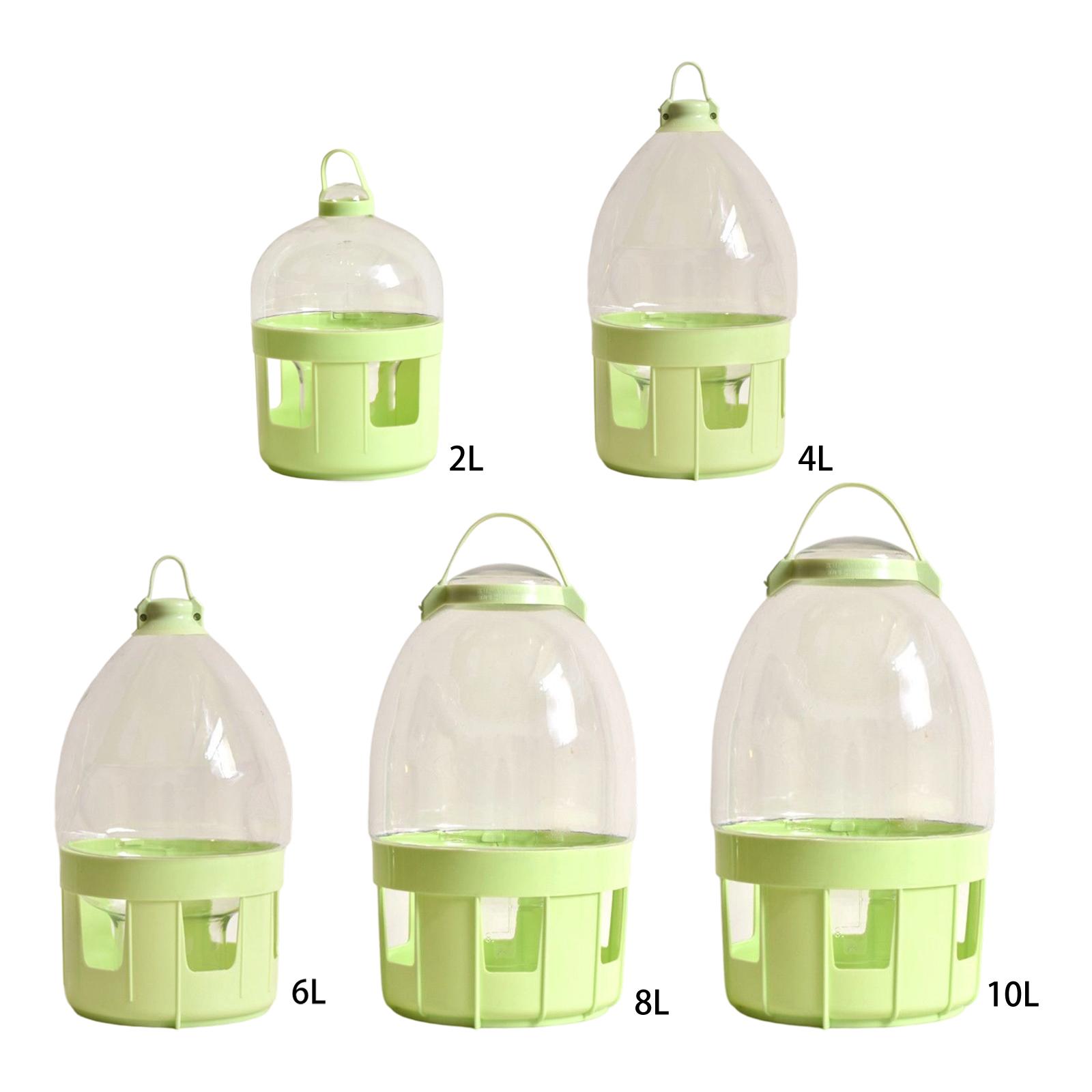 Pigeon Water Dispenser, Bird Feeder And Waterer, Pet Bowl, Bottle for Hamster, 2L
