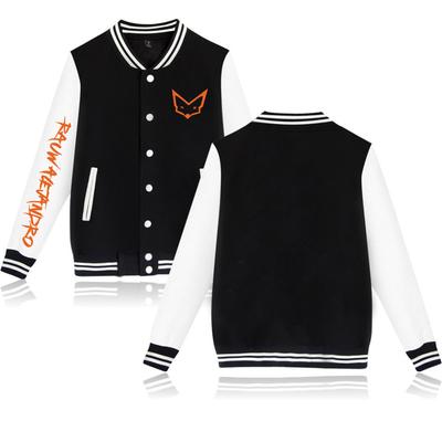 Damen Herren Jacken Bomberjacke Rauw Alejandro Baseballjacke Oversize Hip Hop Oberbekleidung für College Paare Kleidung