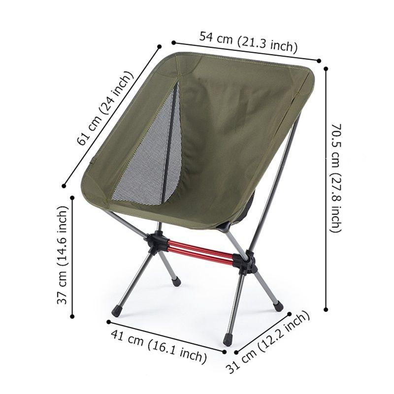 Good-Ultra-Light Portable Folding Chair Travel Backpack Leisure Chair Picnic Beach Outdoor Folding Chair