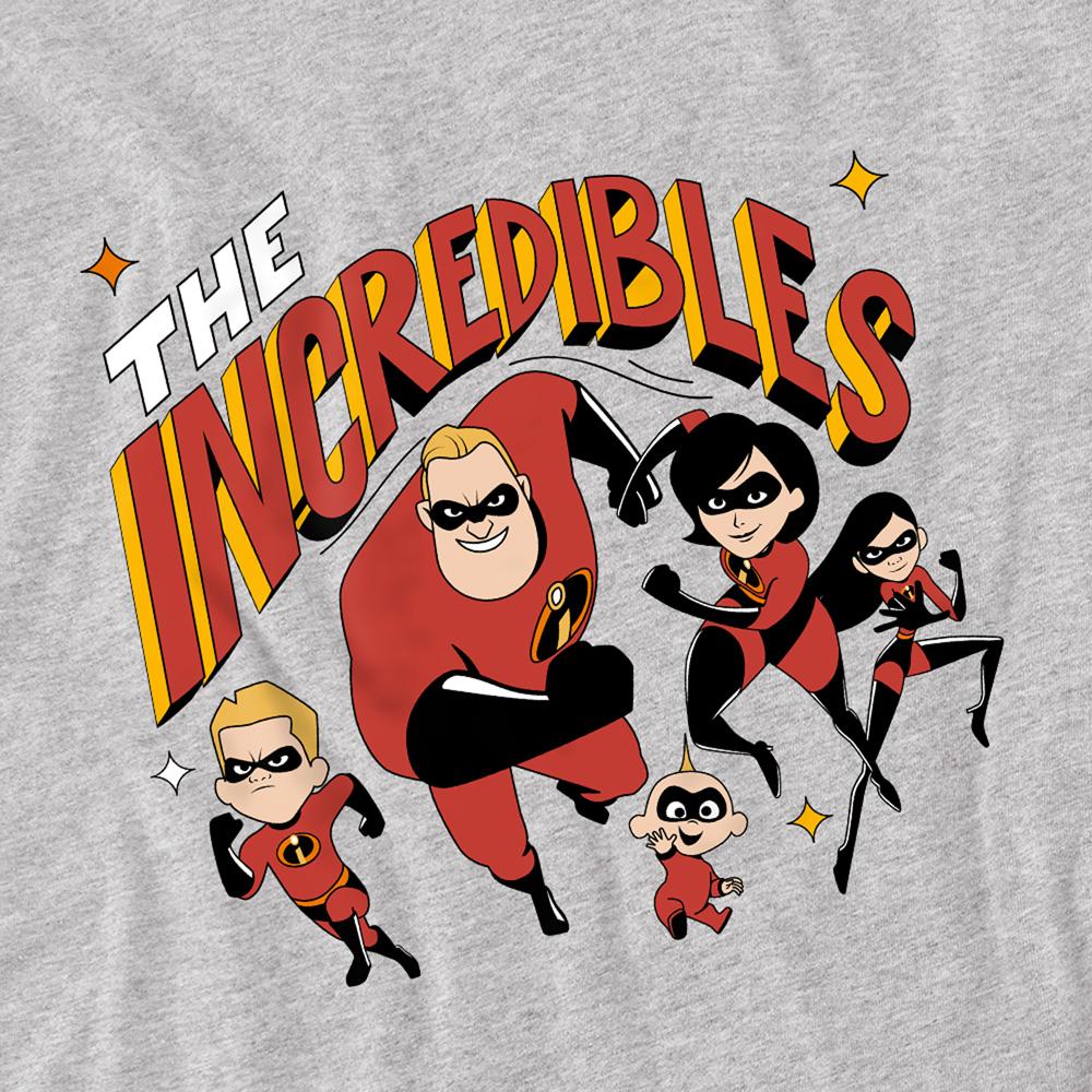 The Incredibles Boys Family Heather T-Shirt