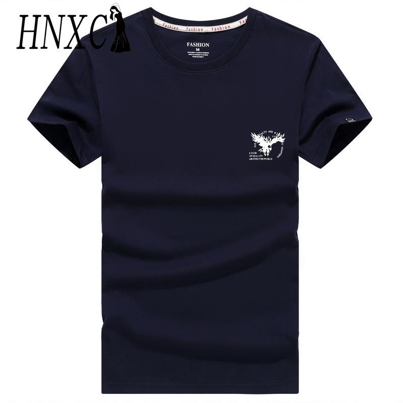 HNXC Tricou cu mânecă scurtă din bumbac Cămașă cu jumătate de mânecă largi la modă pentru bărbați Cămașă compasiune imprimată